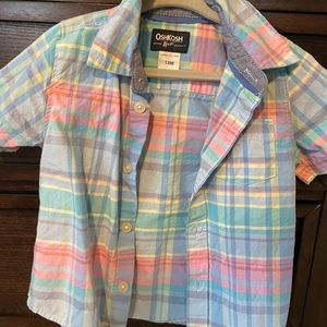 Pastel baby button up